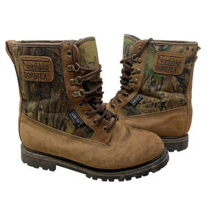 Northlake Gore-Tex Thinsulate Camo Camouflage Hunting Boots Men's 9.5 W Wide
